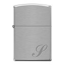 【送料無料(一部地域除く)】【ZIPPO】イニシャルS★プレゼント★誕生日