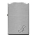 【送料無料(一部地域除く)】【ZIPPO】イニシャルT★プレゼント★誕生日
