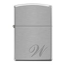 【送料無料(一部地域除く)】【ZIPPO】イニシャルW★プレゼント★誕生日