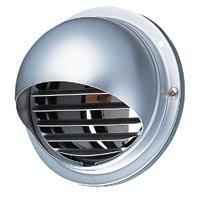 DV-201RDV日本キヤリア 換気扇用システム部材防火ダンパー付丸形パイプフード アルミ製＜ガラリ付＞ φ150用東芝キヤリア