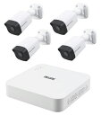 CNE3SZ41ネットワークカメラ4chセット カメラ4台とレコーダー(2TB)のセットDXデルカテック 防犯・セキュリティ用品|詳細画像