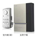 DWA20BDワイヤレスインターホン 室内機(親)、玄関子機セットDXデルカテック 防犯・セキュリティ用品