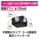 単相100V1部屋用プラスチックボディ接続ダクト：φ100●ターボファン採用●ビニルキャブタイヤコード(3蕊)(約1m付、プラグなし)●高気密風圧シャッター付(排気側)●テーピング作業が楽な段付排気口●ドレン抜きエルボ付●天井吊金具付●逆流防止シャッター付●適用スイッチ(別売)※換気扇の工事は現在承っておりません。ご了承下さい。【パイプ100】 【一室用】検索用カテゴリ255商品画像仕様表仕様図