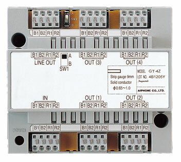 GT-4Zアイホン ビジネス向けインターホン テナントビル用テレビドアホン GTシステム映像4分岐器