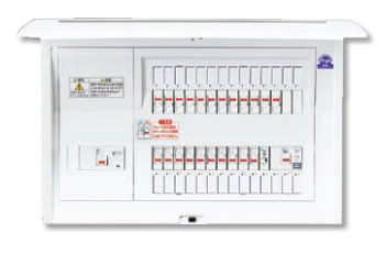BQE86302JZコスモパネル あんしん機能付 リミッタースペースなし地震あんしんばん（太陽光発電システム対応）ドア付 プラスチック製 露出・半埋込両用形回路数：30+2 主幹容量：60APanasonic 住宅分電盤のサムネイル