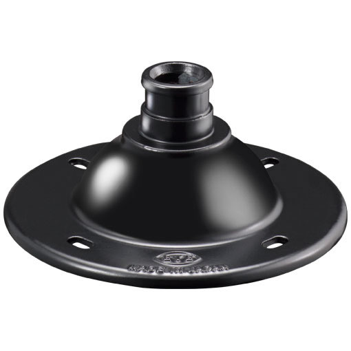 F7A/BKLED投光器 レディオック フラッド ポップ用オプション接続具 台座(側面穴付コード引出し形) 黒色..