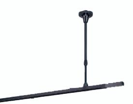 パイプ吊り伸縮ハンガー黒中間のねじをゆるめることで、全長355〜615mmまで自由に調節できます。※ハンガーの支持間隔は標準1m・最大1.5mです。検索用カテゴリ370