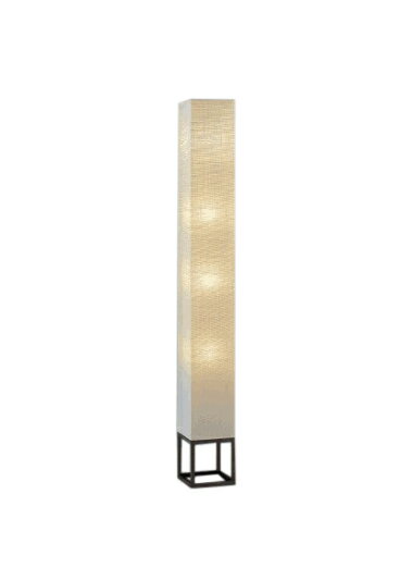 ランプ別売LEDランプ×4(別売)100V白熱球60W形×4相当消費電力：32.8W(無線調光)ダークブラウン布(麻)重6.5kgコード・フットスイッチ付径□180・高1482mm推奨ランプ：FAD-863X(E26)※こちらの商品は長尺の為、別途送料お見積りとなります。また、代金引換による配送はできません。ご了承下さい。【LED照明】 【ランプ別売】検索用カテゴリ369