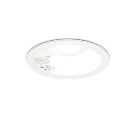 ★OD361660Rエクステリア LEDベースダウンライト準耐火構造対応 LED一体型 人感センサー付 R15高演色 クラス2高気密SB形 埋込穴φ100昼白色 拡散配光 白熱灯器具100W相当オーデリック 照明器具 屋外用 軒下用