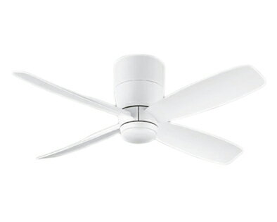 Other - WF810P1シーリングファン 器具本体(直付・短羽根)DC MOTOR FAN 4枚羽根(オフホワイト色) リモコン付 電気工事不要オーデリック 照明器具