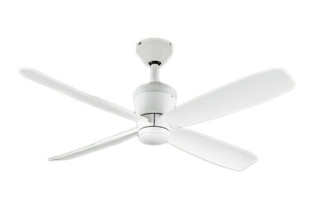 WF813P2シーリングファン 器具本体(パイプ吊り)DC MOTOR FAN 4枚羽根(オフホワイト色) リモコン付 電気工事不要オーデリック 照明器具