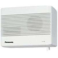 FY-12ZH1-Wパナソニック Panasonic 気調・熱交換形換気扇温暖地・準寒冷地用(壁掛熱交形・1パイプ方式)給気清浄フィルター付 引きひもスイッチ式 強制同時給排・強・弱・手動式シャッター 24時間・局所換気兼用