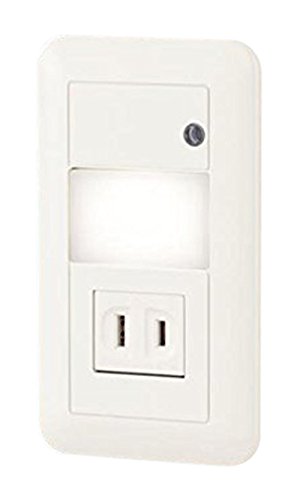 LSBJ50002明るさセンサー付 LEDフットライト 電球色 非調光埋込タイプ コンセント付パナソニック Panas..