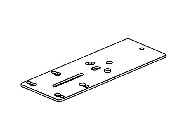 REM10B三菱電機 施設照明部材投光器取付架台 投光器取付板