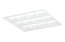 ●XD466029P1BLED-スクエア LEDユニット型ベースライト省電力タイプ 600シリーズ埋込型 ルーバー付 埋込穴600非調光 昼白色 FHP45W×3灯相当オーデリック 施設照明 オフィス照明 物販店照明 天井照明