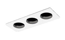 RB-689Wシステムダウンライト 専用ハウジング 3灯用 遠藤照明 施設照明部材