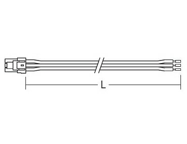 RK-604W棚下ライン照明用 給電コネク