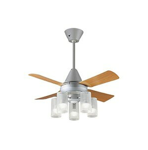 Interior Fans - XS96013FLEDシャンデリア付 シーリングファン ACタイプφ900 10畳用吊下360mm 13W 電球色 60形電球5灯相当 リモコン付 非調光Panasonic 照明器具 天井照明 おしゃれ 【〜10畳】