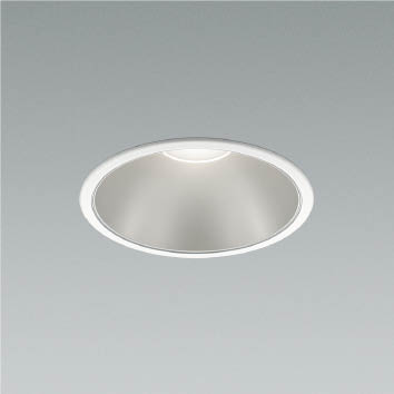 AD52904LEDベースダウンライト 埋込穴φ150100-242V対応 電源一体型 シルバーコーン2500lmクラス FHT32W×2相当55°配光 非調光タイプ 昼白色コイズミ照明 施設照明(3.0)