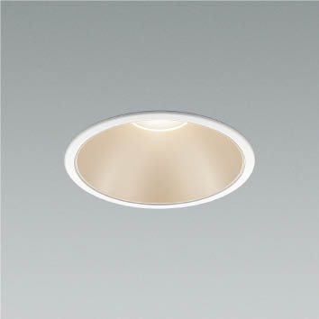 AD53030LEDベースダウンライト 埋込穴φ150100-242V対応 電源一体型 シルバーコーン1500lmクラス FHT32W相当55°配光 非調光タイプ 電球色コイズミ照明 施設照明