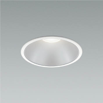 AD53244LEDベースダウンライト 埋込穴φ150100-242V対応 電源一体型 シルバーコーン1000lmクラス 白熱球100W相当55°配光 非調光タイプ 白色コイズミ照明 施設照明