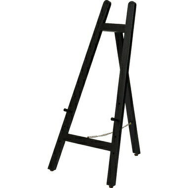 畫架 - GT-670BK東谷 収納家具 シェルフ・ラック イーゼル 色：ブラック ロット3(小箱入) (アソート可) W43×D49×H85.5