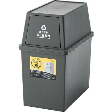 Rakuten - LFS-760BR東谷 ライトファニチャー 生活雑貨 ゴミ箱・バケツ スタッキングペール30L スリム 色：ブラウン ロット10(アソート可) W28×D45×H51