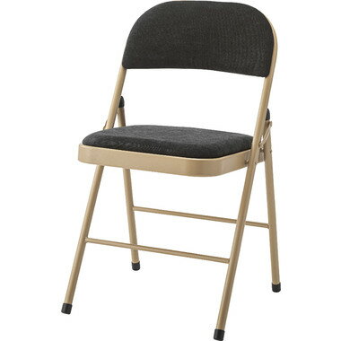 Foldable Chairs - PC-33BK東谷 ライトファニチャー 小型家具 チェア・スツール フォールディングチェア 色：ブラック ロット4(小箱入り) (アソート可) W47×D45×H79×SH48