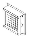 VP-20-FU日本キヤリア 産業用換気扇用部材有圧換気扇フィルターユニット(給気・排気両用) 鋼板製 20cm用東芝キヤリア