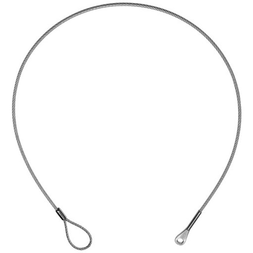 FPW-L/EE/1000落下防止ワイヤ 大型器具用末端アイエンドタイプ(φ8.5穴付き)岩崎電気 施設照明用部材 FPW-L/EE/1000落下防止ワイヤ 大型器具用末端アイエンドタイプ(φ8.5穴付き)岩崎電気 施設照明用部材