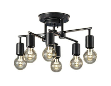 LGB57640LED CLEAR LAMP シャンデリア 電球色天井直付型 Uライト方式 電気工事不要白熱電球25形6灯器具相当 非調光Panasonic 照明器具 天井照明
