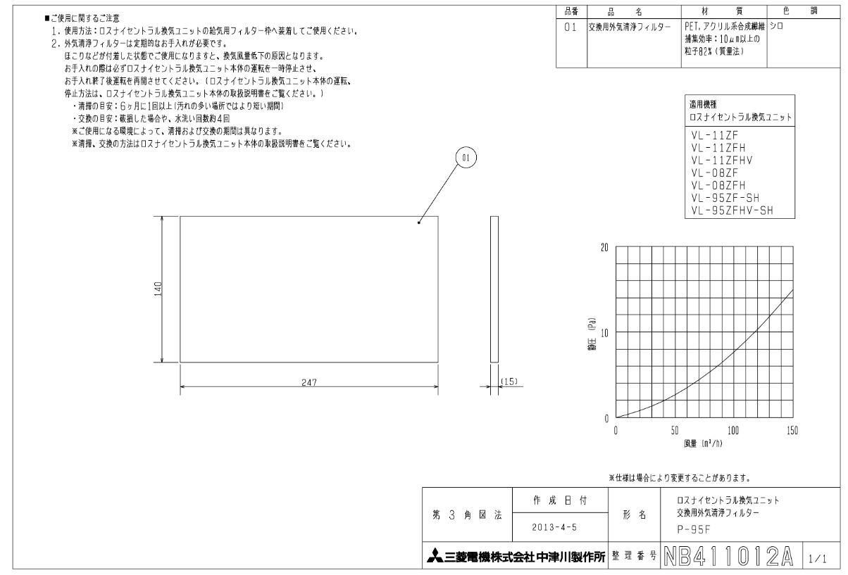 【中古】 Panasonic パナソニック 気調換気扇 (天埋熱交) FY-14ZBZ3