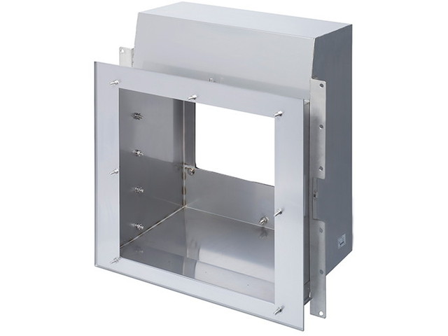適用有圧換気扇：40・45・50cm壁材種類：サンドイッチパネル用対応壁厚：75mm適用機種：QWH-40SA(M)、W-40SB(M)、QWH-50SA(M)、W-50SB(M)●サンドイッチパネル専用の取付枠のためパネルへのウェザーカバー・有圧換気扇の取付が容易です。●付属のシール板でシーリング性を確保、勾配構造やドレンパン（オプション品）など、排水機構を装備しています。●重塩害地域用に高耐食塗装品を用意しています。※こちらの商品は受注生産品となります。※換気扇の工事は現在承っておりません。ご了承下さい。※こちらの商品は大型商品の為、別途送料お見積りとなります。また、代金引換による配送はできません。ご了承下さい。検索用カテゴリ295