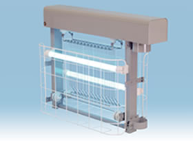 三興電機 電撃殺虫器 インセクト・キールスポーツ施設・ドライブイン・駐車場など屋外ポールタイプ 30W 2灯タイプ 100V電源PS30210