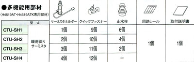 コロナ エコキュート部材 暖房戻りサーミスタCTU-SH1 コロナ エコキュート部材 暖房戻りサーミスタCTU-SH1