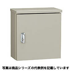 日東工業 屋外用小型ボックス屋根付 寸法：ヨコ200mm タテ400mm フカサ120mm木製基板付 ライトベージュ塗装OAB12-24