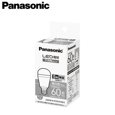 ѥʥ˥å Panasonic LEDŵ ŵ奿Ǯܹб  6.9W E17 ŵ60...