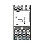 WRT41249[多重伝送]フル2線式リモコン T/U付6Aリレーユニット 片切 4回路用 光アドレス設定式 分電盤用Panasonic 電設資材 リモコン配線器具