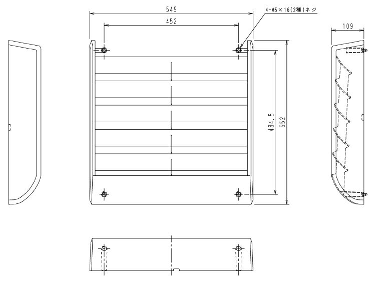 KPW5F80 ダイキン 業務用エアコン 風向調整板 部材
