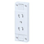 WK1262SW仮設用 露出抜け止めダブルコンセントPanasonic 電設資材 工事用配線器具