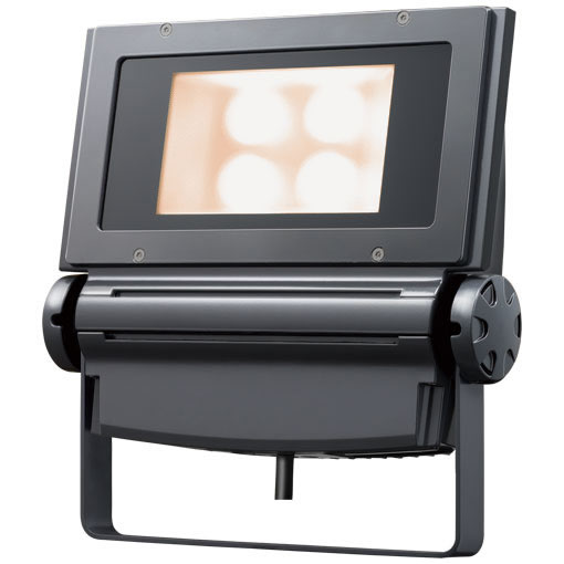 ECF1591L/SAN2/DGLED投光器 レディオック フラッド ネオ 150クラス屋外・屋内用 電源ユニット内蔵 電球色タイプ 超広角タイプ ダークグレイ岩崎電気 施設照明 サイン照明 演出照明 エリア照明 アーケード照明(3)