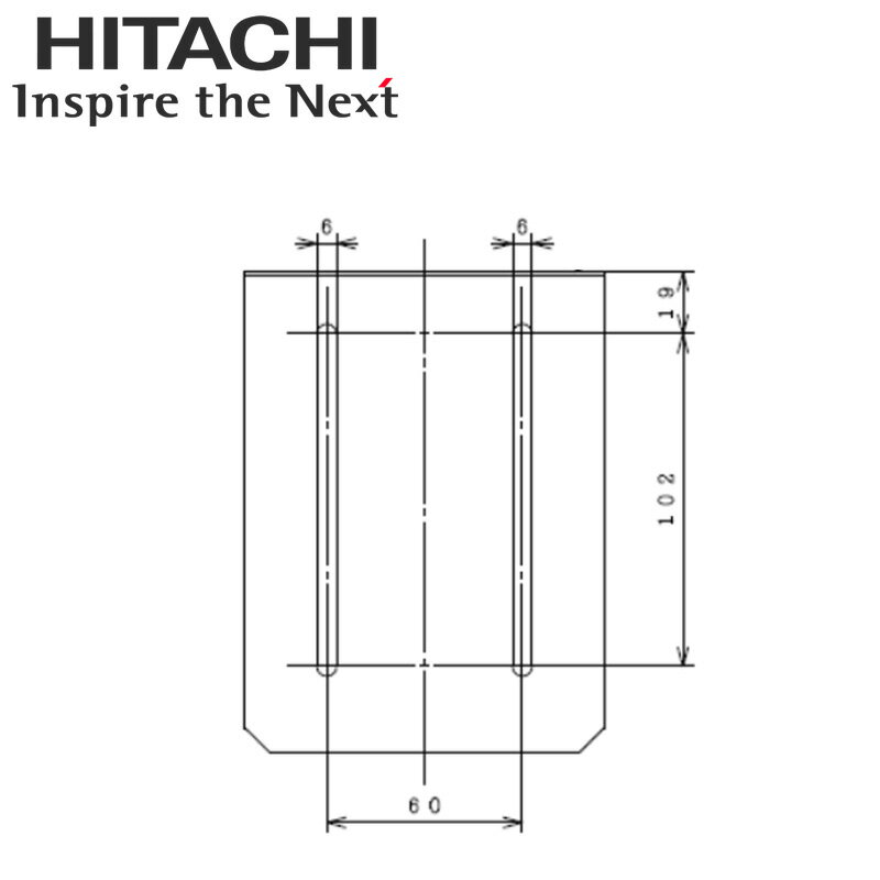 BEM-1A日立 エコキュート部材上部固定金具