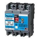 BKWA3509SPanasonic 電設資材 動力分電盤 主幹用ブレーカ漏電ブレーカ(ELB3P)フレーム:50AF 形名:BKWA-50S 極数素子数:3P3E 感度電流:100/200/500mA切替 50A AC100-200V両用(2)