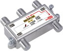 4DMSDXアンテナ 共同通信用分配器1端子通電形 屋内用 4分配器2K・4K・8K対応 高シールド