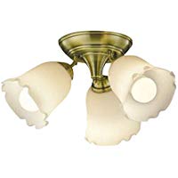 AH39966LLEDシャンデリア FIORARE 3灯ランプ交換可能型 LED14.7W 電気工事不要非調光 電球色 白熱灯60W×3灯相当コイズミ照明 照明器具 洋風 おしゃれ リビング用 ヨーロッパ風 インテリア照明