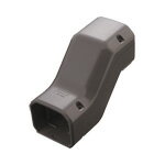 Panasonic - DAS4480Aエアコン配管アクセサリー 配管化粧カバー スッキリダクト段差エルボ 80型 ブラウンPanasonic 電設資材 配管部材