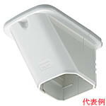 DAS7080Sエアコン配管アクセサリー 配管化粧カバー スッキリダクトコーナーカバー 80型 ホワイトPanasonic 電設資材 配管部材