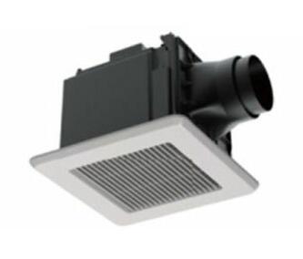 DVF-T14CLQ日本キヤリア 天井埋込型ダクト用換気扇 ルーバーセット・スタンダード格子 低騒音形 大風量形サニタリー用 トイレ・洗面所・浴室・居間・事務所・店舗用 高気密風圧シャッター付24時間換気対応東芝キヤリア