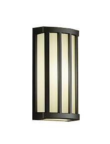 (LED内蔵)LED 6.1W電球色 2700Kプラスチック 黒塗装アクリル 乳白（マット）巾140 高275 出85mm0.9kg■縦長付・横長付兼用■AC100V■調光器併用不可11VA定格光束 380lm消費電力 6.1WRa83白熱灯60W相当天井付・壁付兼用LED交換不可防雨・防湿形【DWP40618Y】 【LED照明】 【電球色】 【非調光】 【防雨】 【防湿】検索用カテゴリ9