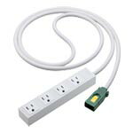 Rakuten - WFS6554MWハーネス用S-OAタップ(キャブタイヤケーブル付)マグネット付 4コ口Panasonic 電設資材 ［施設向］床用配線器具
